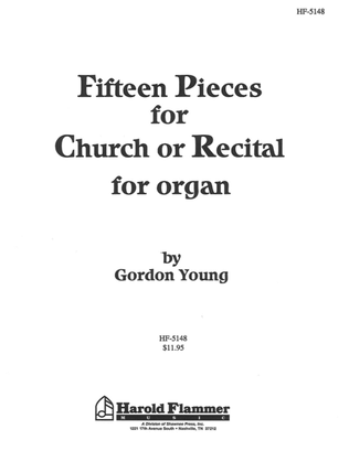 Book cover for Fifteen Pieces for Church or Recital