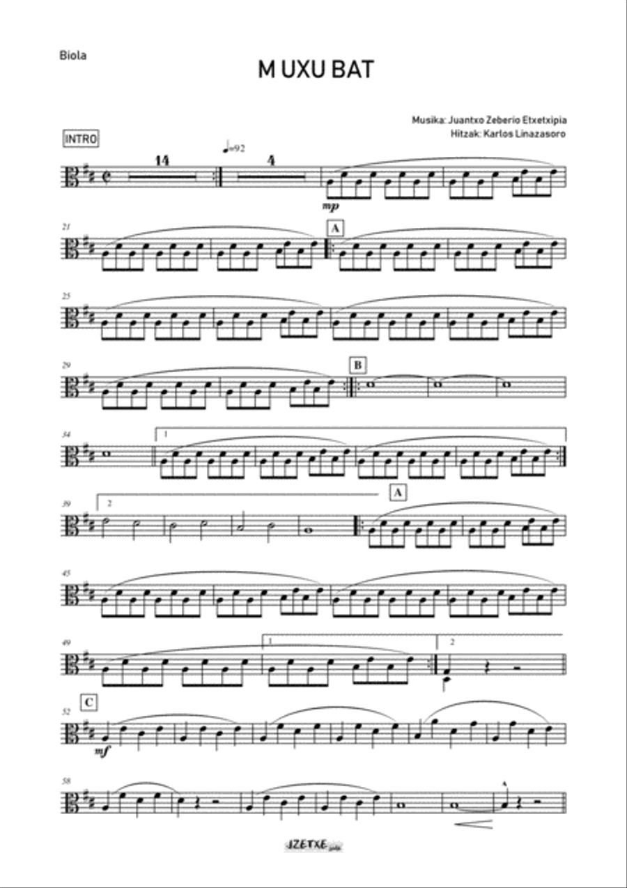 MUXU BAT (Parts) Full Orchestra scores gallery preview page 5