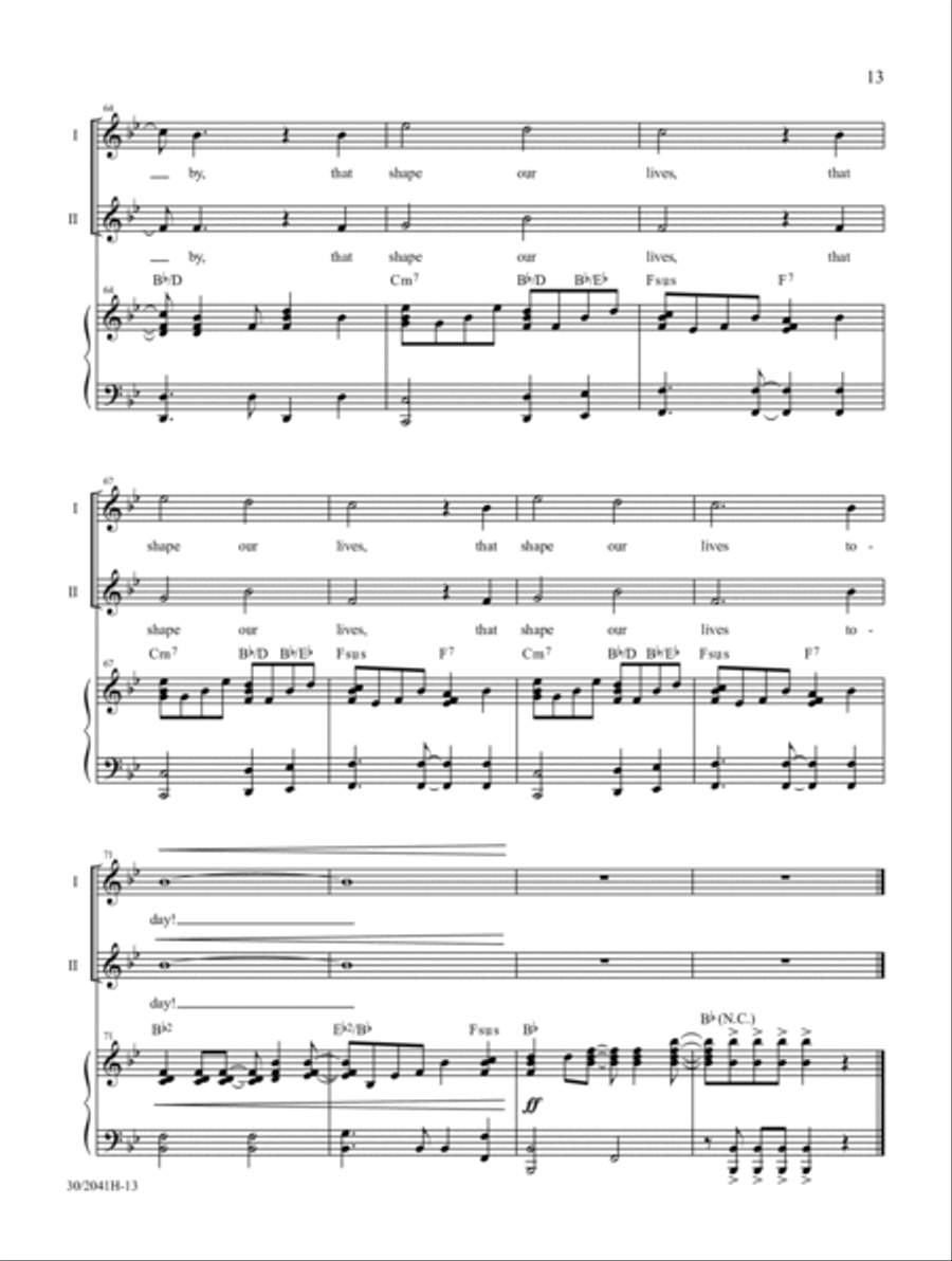 The Words We Live By The Words We Live By 2-Part scores gallery preview page 8