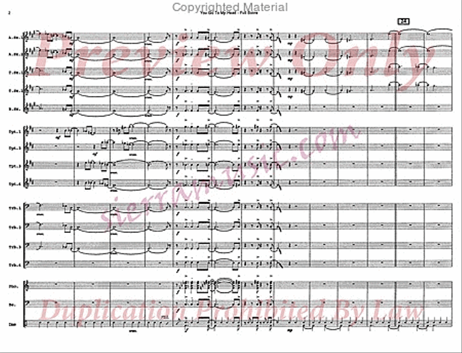You Go To My Head Big Band scores gallery preview page 3