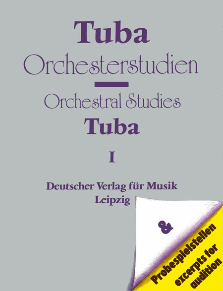 Orchesterstudien fur Tuba Bd.1