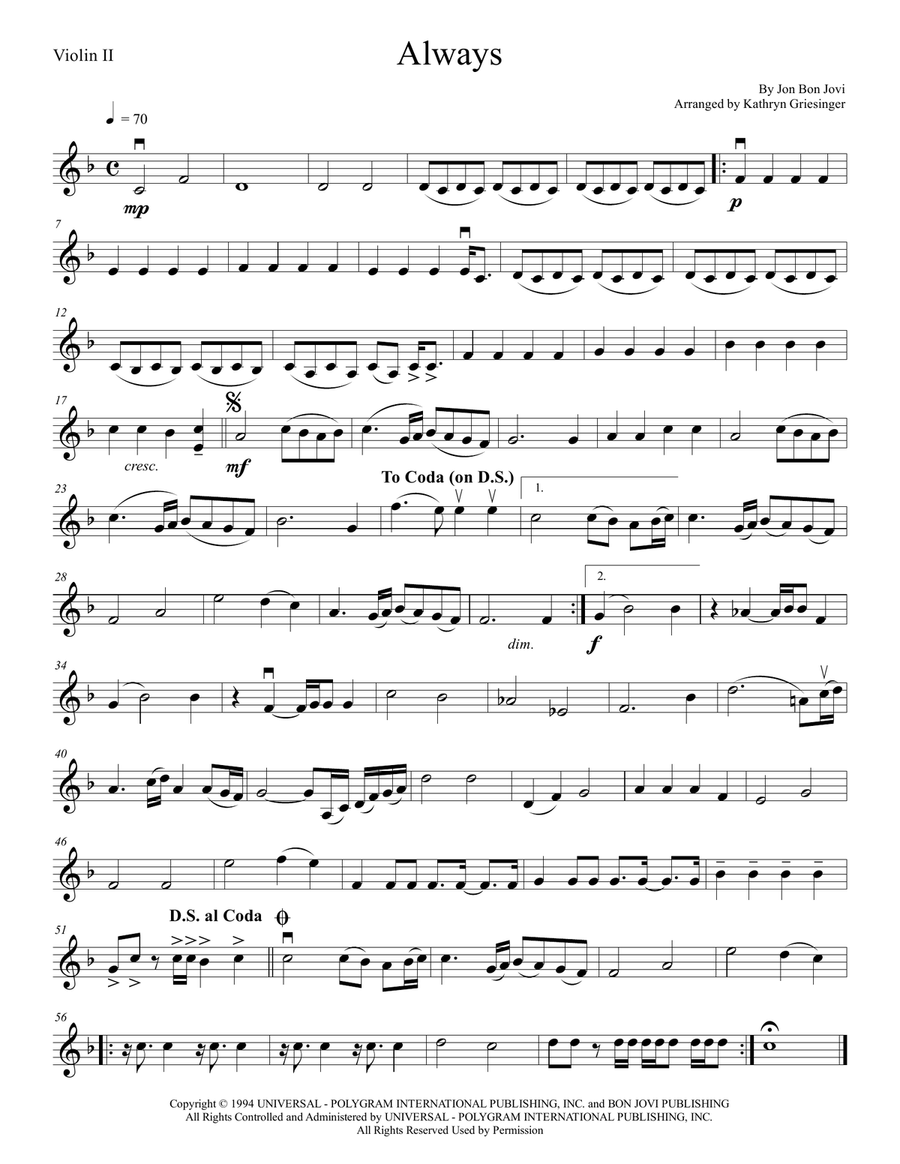 Always Always String Quartet scores gallery preview page 3