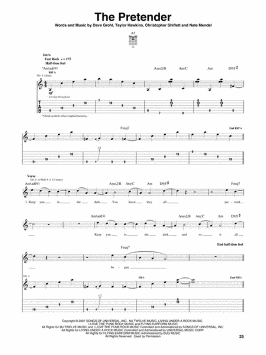 Foo Fighters – Greatest Hits Electric Guitar scores gallery preview page 4