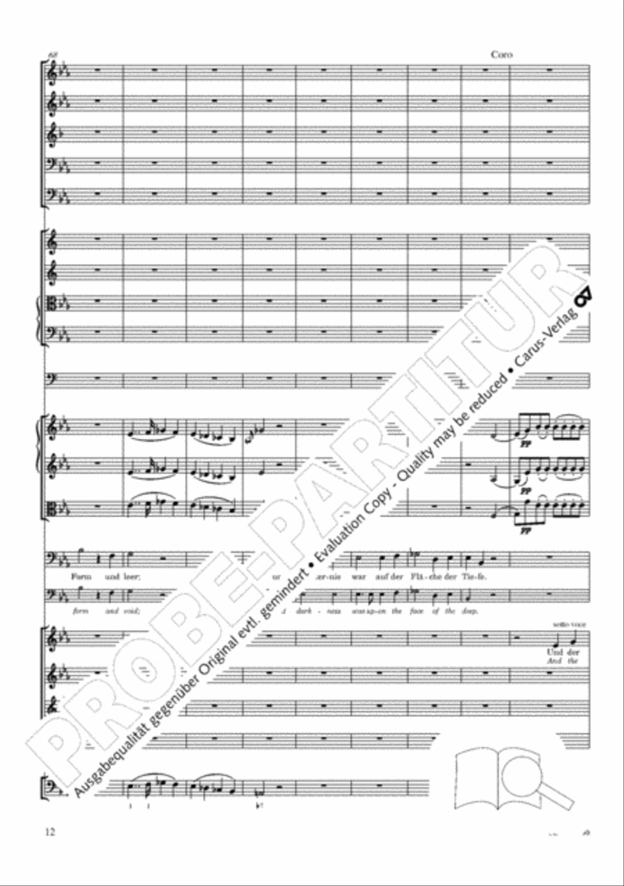 The Creation (Die Schopfung) 4-Part scores gallery preview page 32