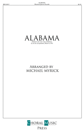 Book cover for Alabama State Song - Woodwind Ensemble