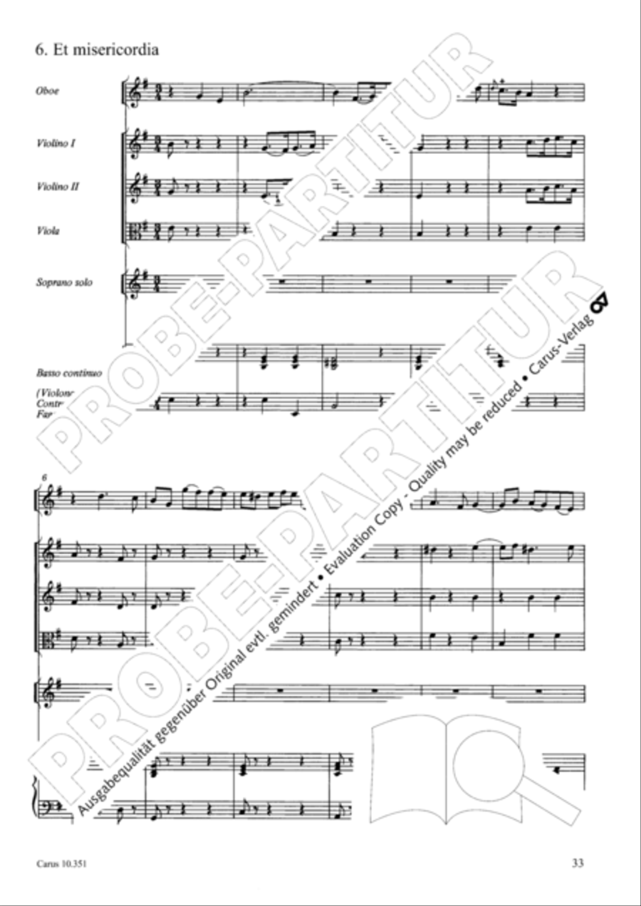 Magnificat Magnificat 4-Part scores gallery preview page 34