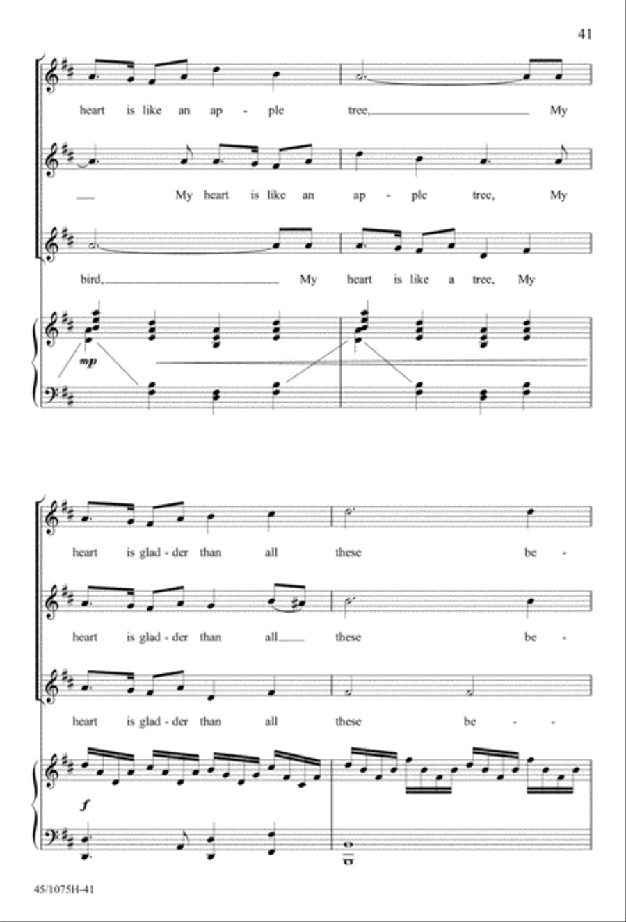 In Concert! for SSA SSA scores gallery preview page 43