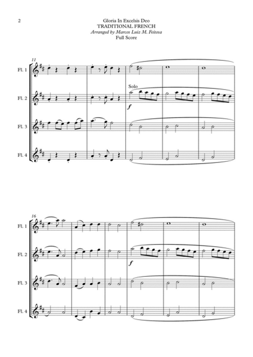 Gloria In Excelsis Deo - Flute Quartet image number null