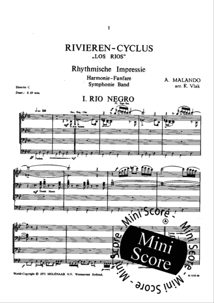 Rivieren Cyclus Rivieren Cyclus Concert Band scores gallery preview page 5
