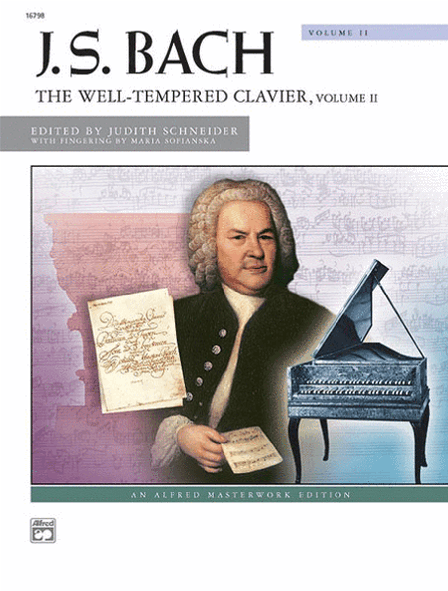 Bach -- The Well-Tempered Clavier, Volume 2 Piano Method scores gallery preview page 1