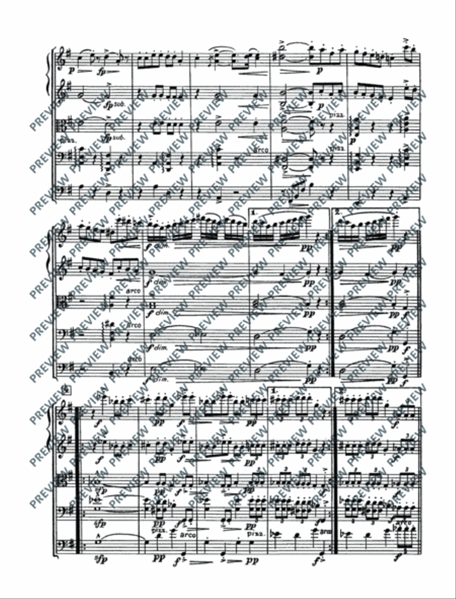 Quartet in D Quartet in D String Quartet scores gallery preview page 9