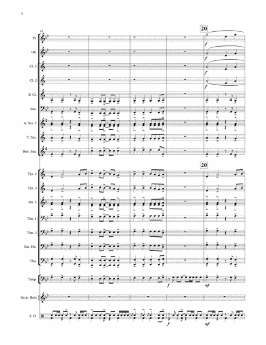 West Coast Horizon Concert Band scores gallery preview page 5