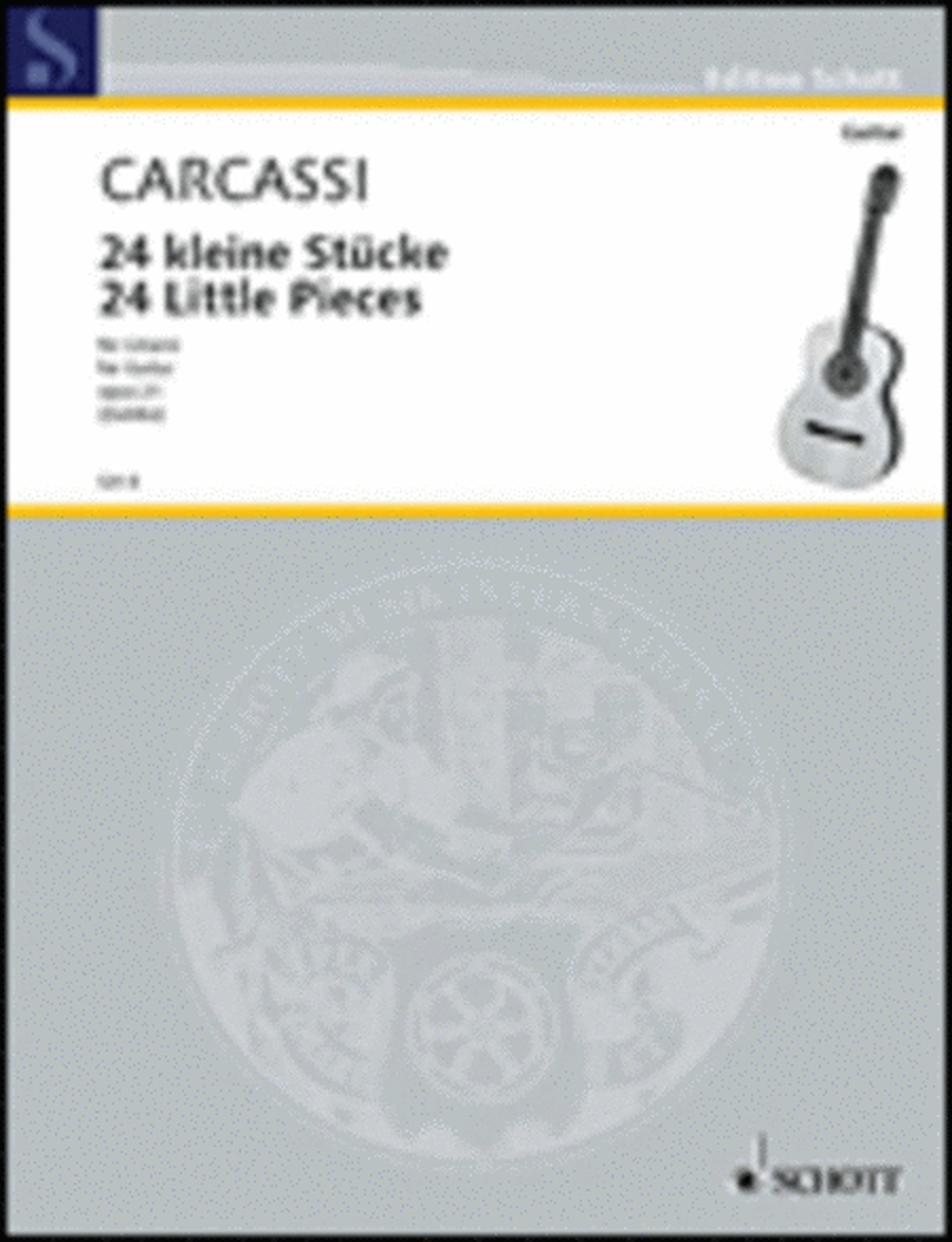 Carcassi - 24 Little Pieces Op 21 For Guitar