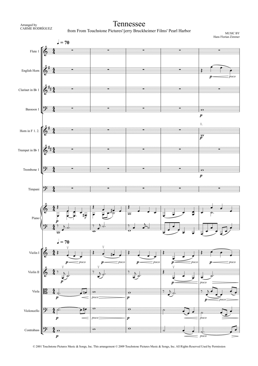 Tennessee Tennessee Chamber Orchestra scores gallery preview page 1