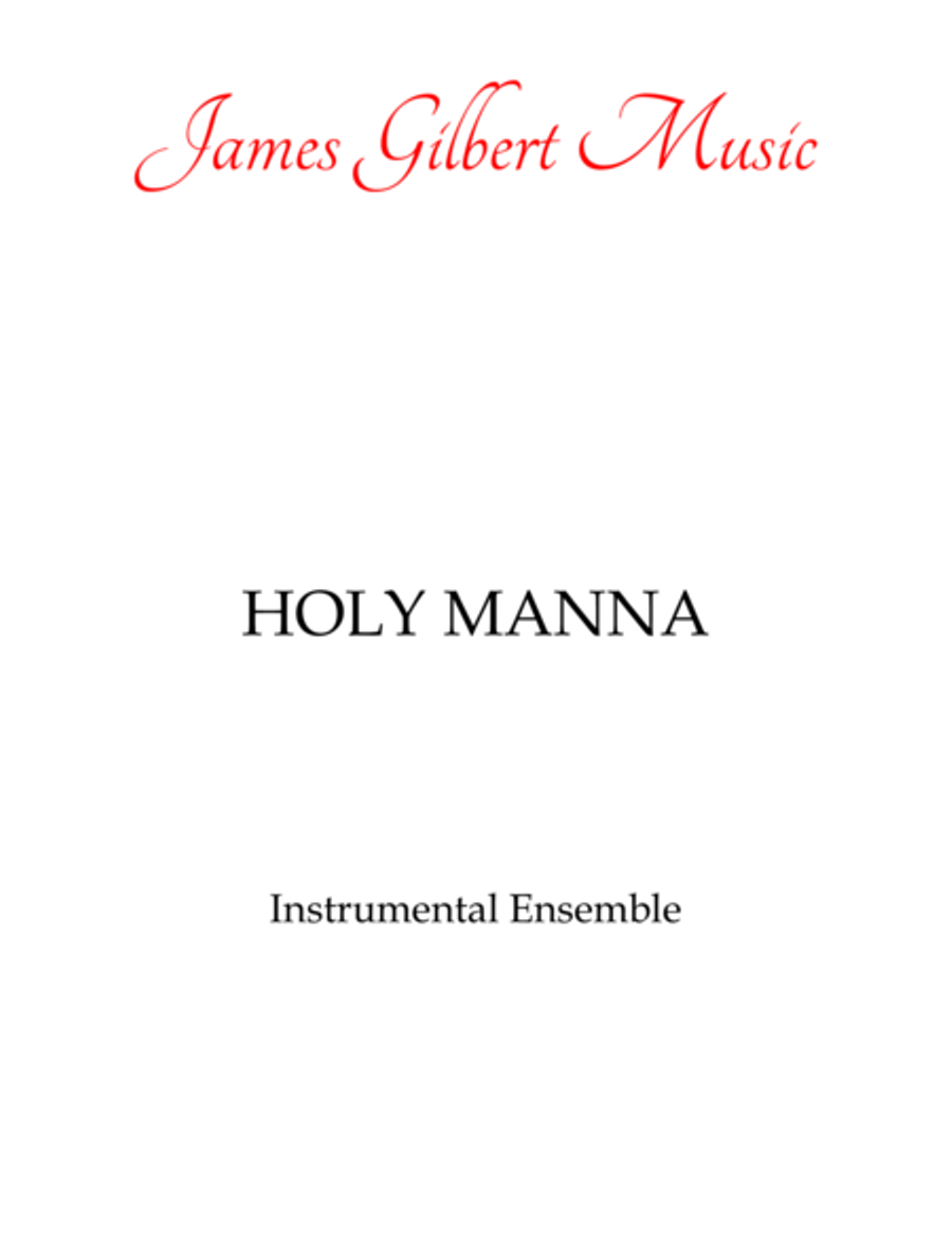HOLY MANNA (Brethren We Have Met To Worship) Small Ensemble scores gallery preview page 1