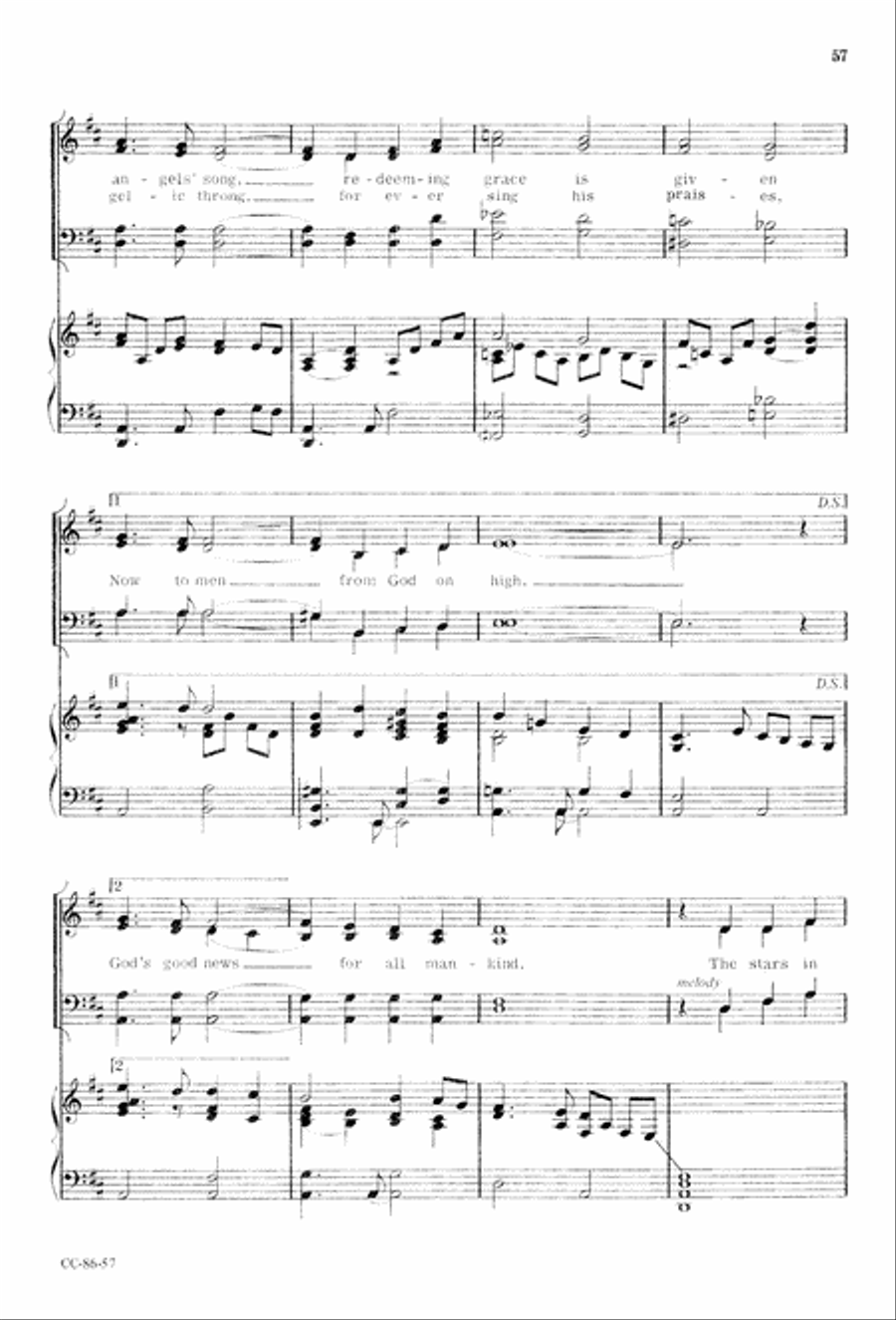 Angels' Song Angels' Song 4-Part scores gallery preview page 59