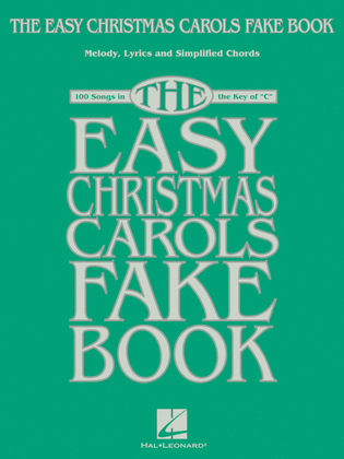 Book cover for The Easy Christmas Carols Fake Book