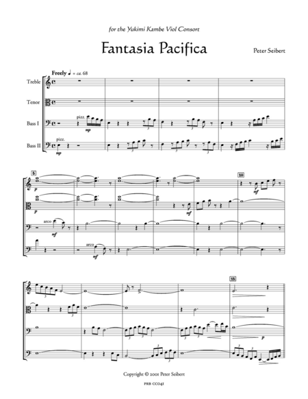 Fantasia Pacifica (score and part set)