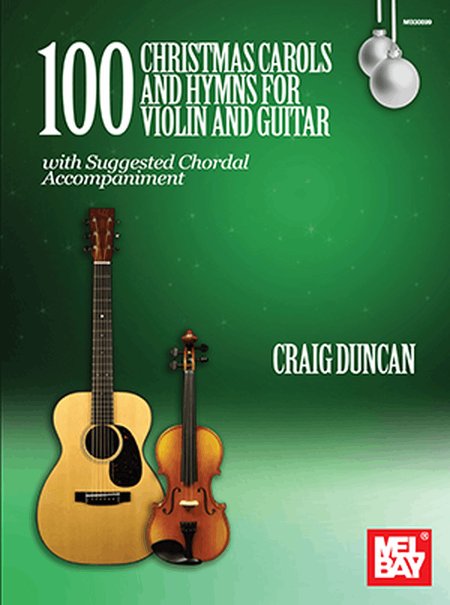 100 Christmas Carols and Hymns for Violin and Guitar Violin scores gallery preview page 1