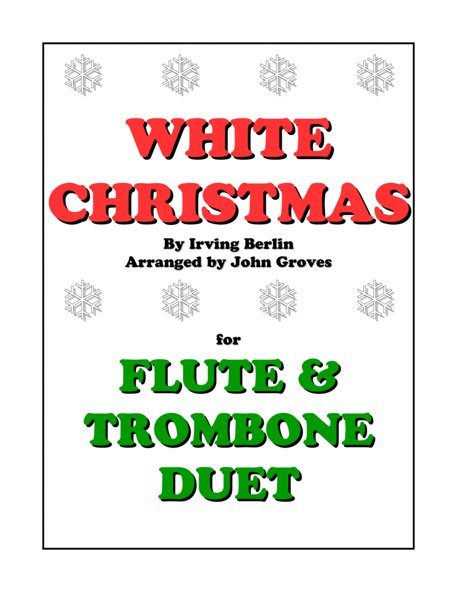 White Christmas Flute scores gallery preview page 1