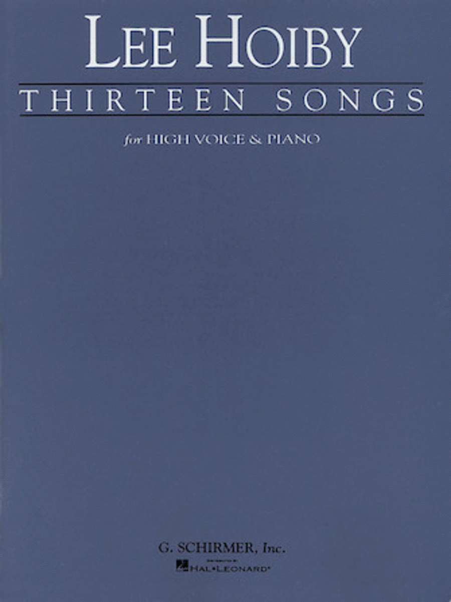 Thirteen Songs Thirteen Songs Voice scores gallery preview page 1