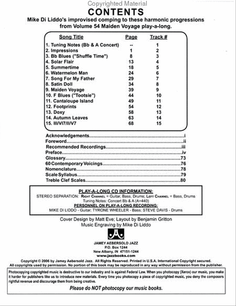 Vol. 54 Maiden Voyage Guitar Voicings Guitar scores gallery preview page 2