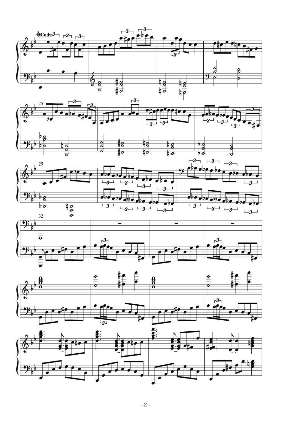 Gothic & Dark Fantasy Piano Solo scores gallery preview page 3
