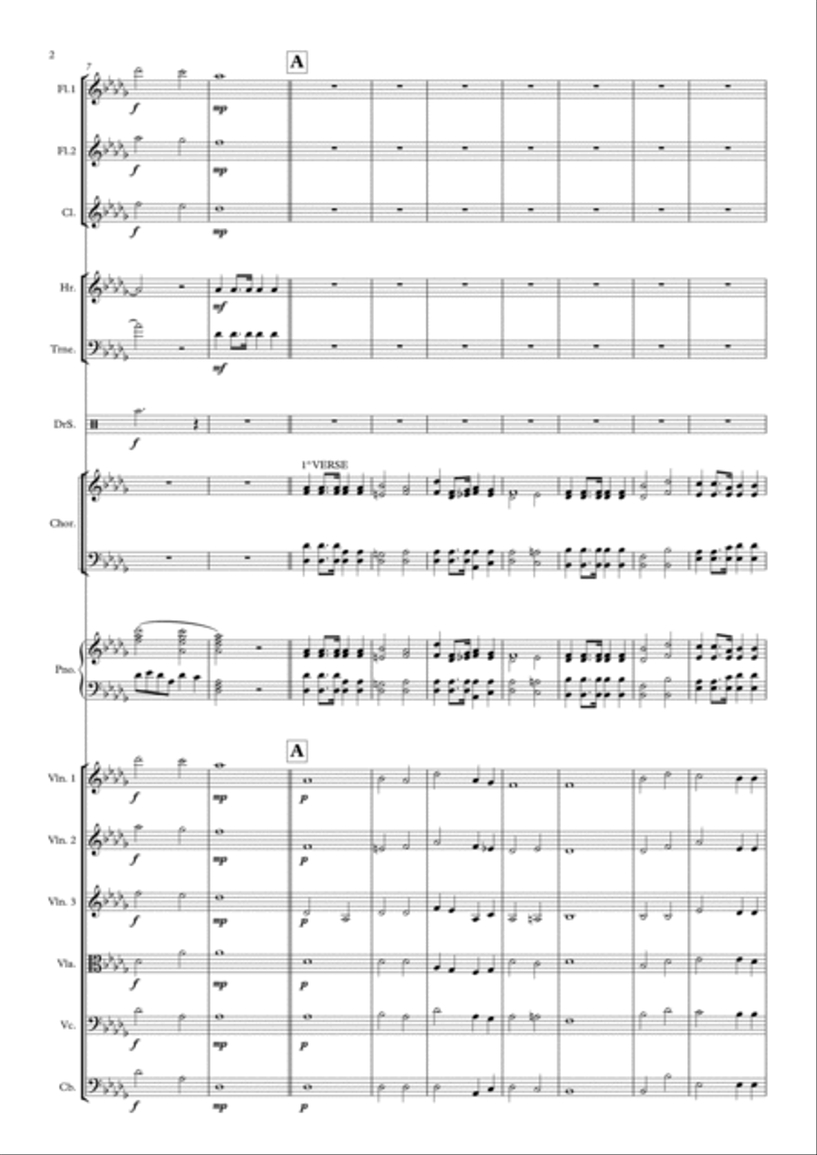 Wonderful Grace Of Jesus Full Orchestra scores gallery preview page 2