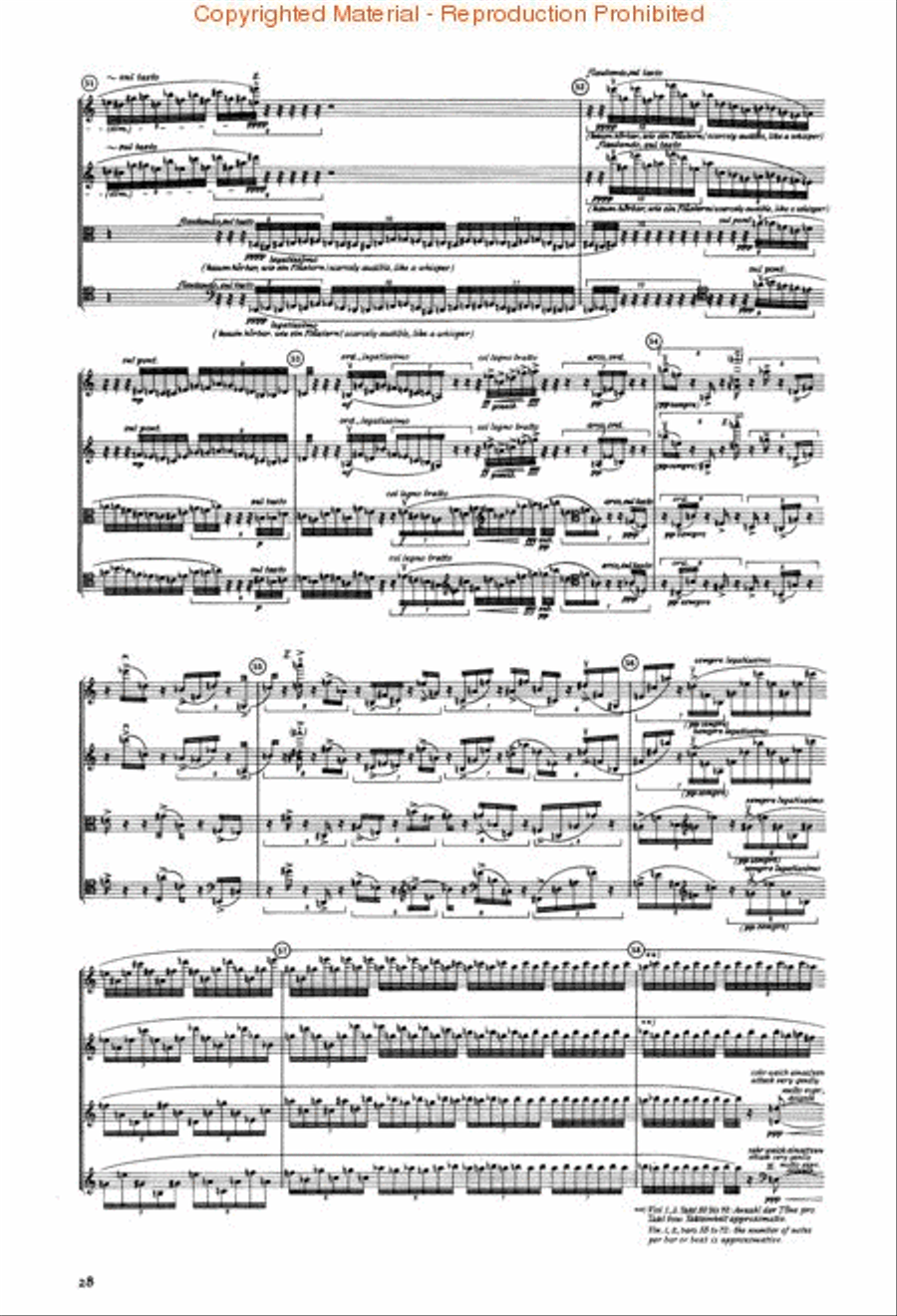 String Quartet No. 2 String Quartet scores gallery preview page 4