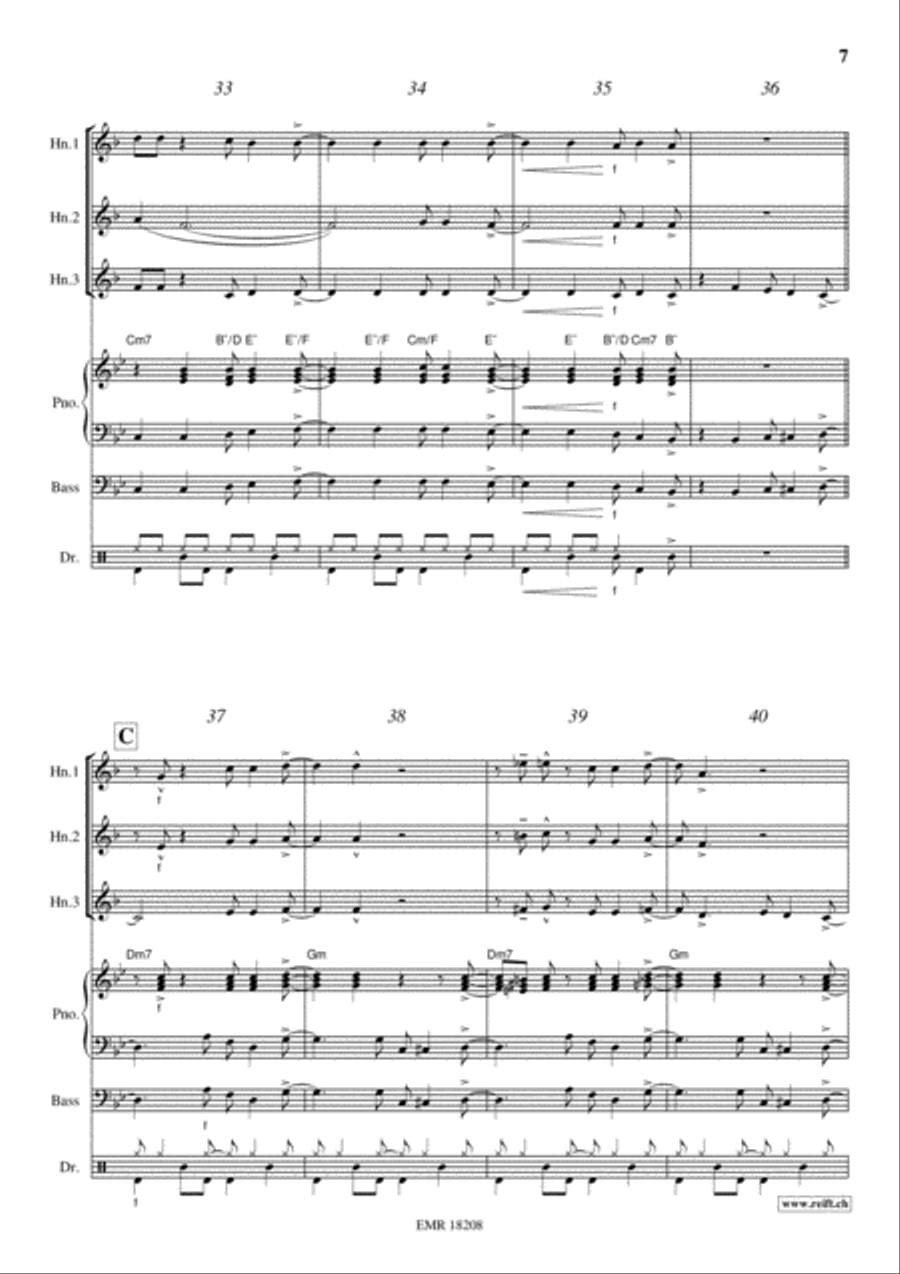 Kumbaya Horn scores gallery preview page 7