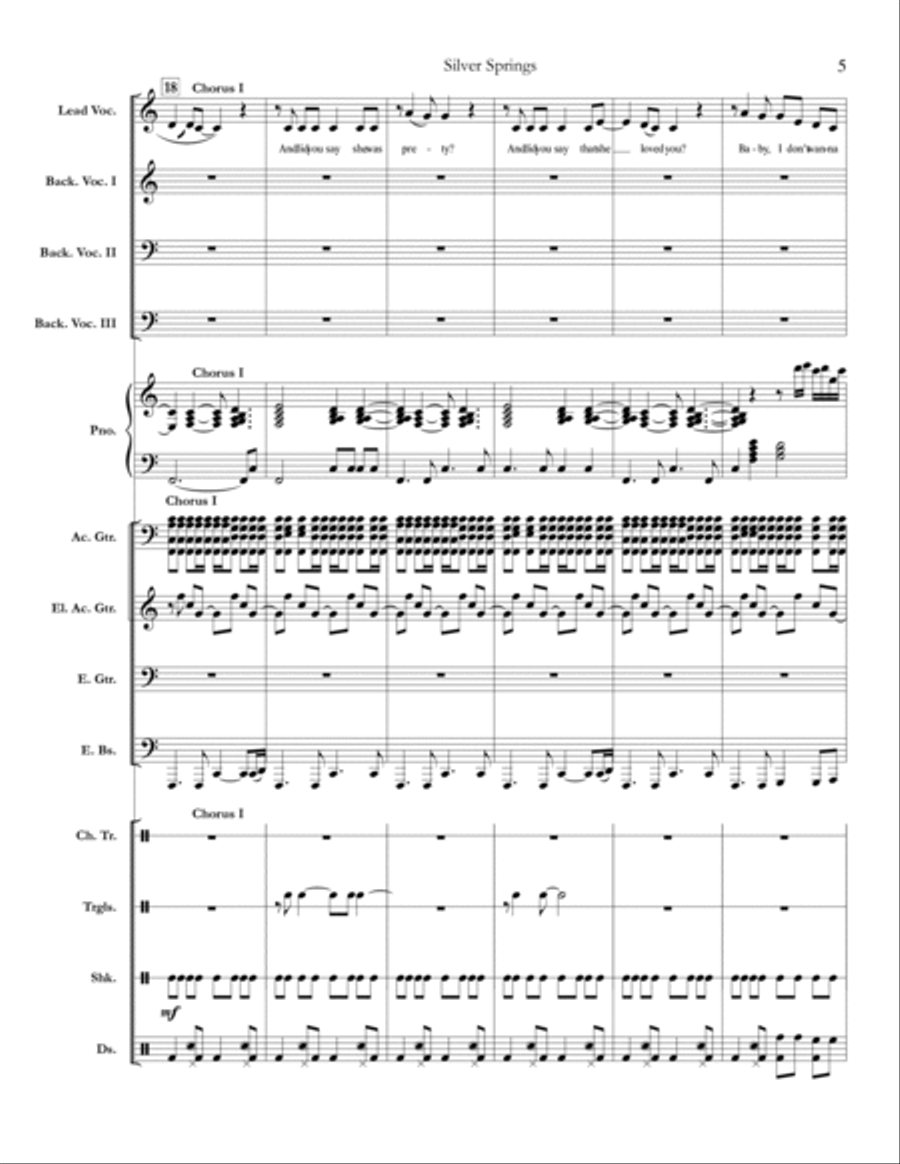 Silver Springs Large Ensemble scores gallery preview page 5