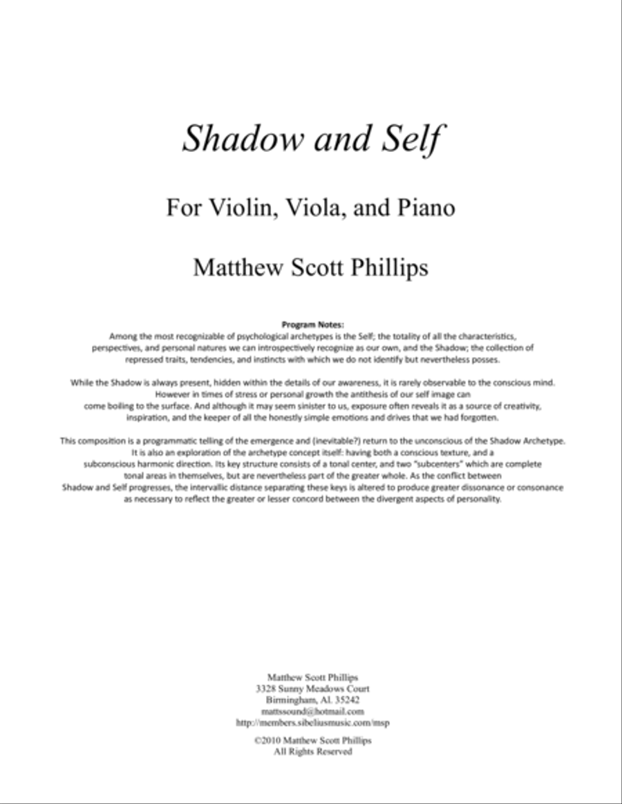 Shadow and Self String Duet scores gallery preview page 2