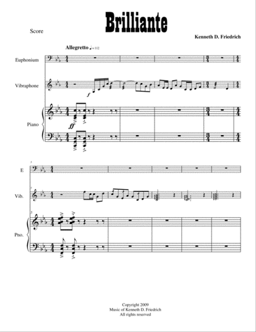Briliante Small Ensemble scores gallery preview page 1