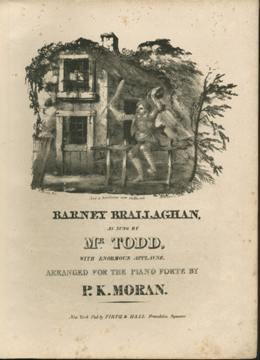 Barney Brallaghan. A Comic Irish Song Voice scores gallery preview page 1