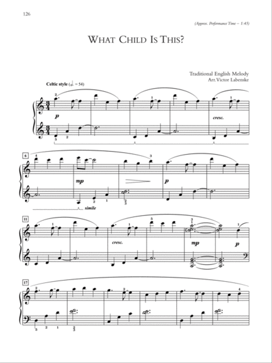 Sunday Morning Christmas Companion Piano Solo scores gallery preview page 4