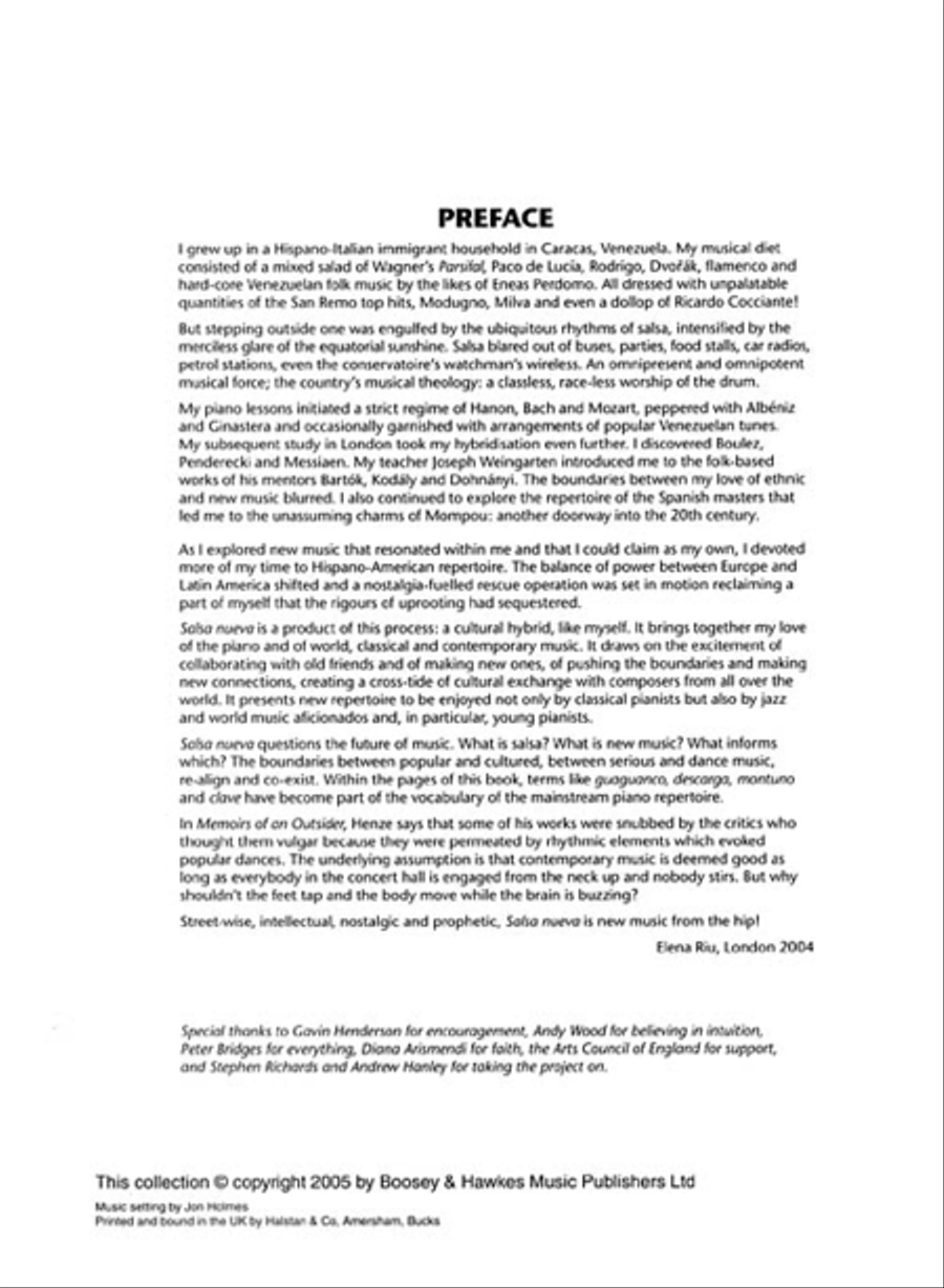 Salsa Nueva Salsa Nueva Piano scores gallery preview page 3