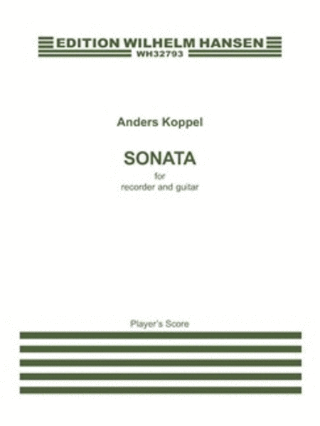 Sonata For Recorder And Guitar
