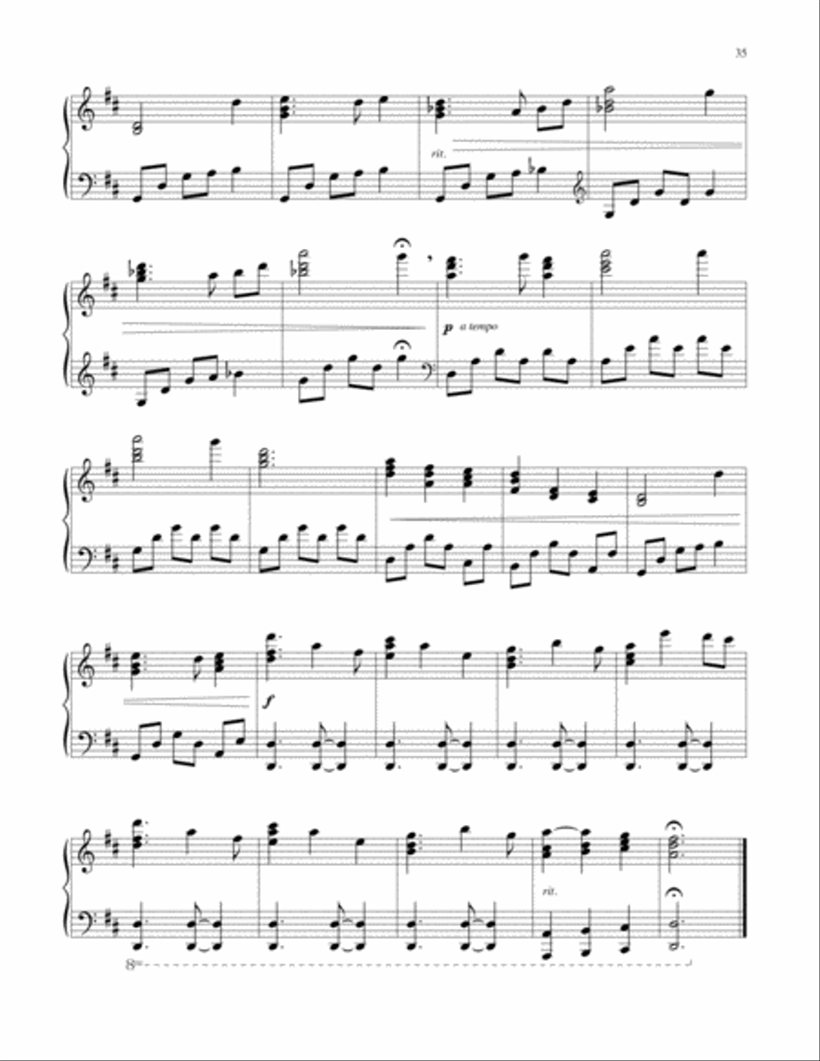 Piano Weavings Volume 2 Piano Solo scores gallery preview page 36