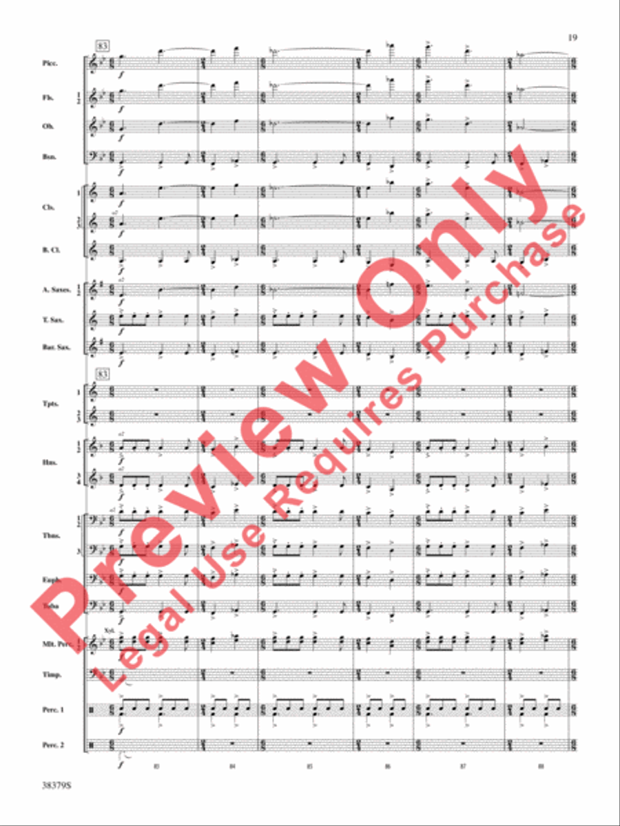 Vision Quest Concert Band scores gallery preview page 20