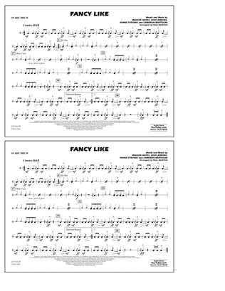 Fancy Like (arr. Paul Murtha) - Snare Drum