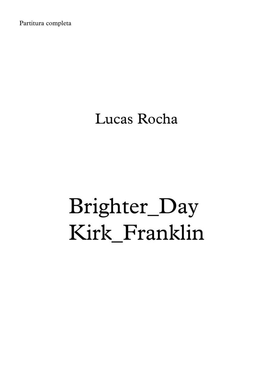 Brighter Day Brighter Day Brass Ensemble scores gallery preview page 1