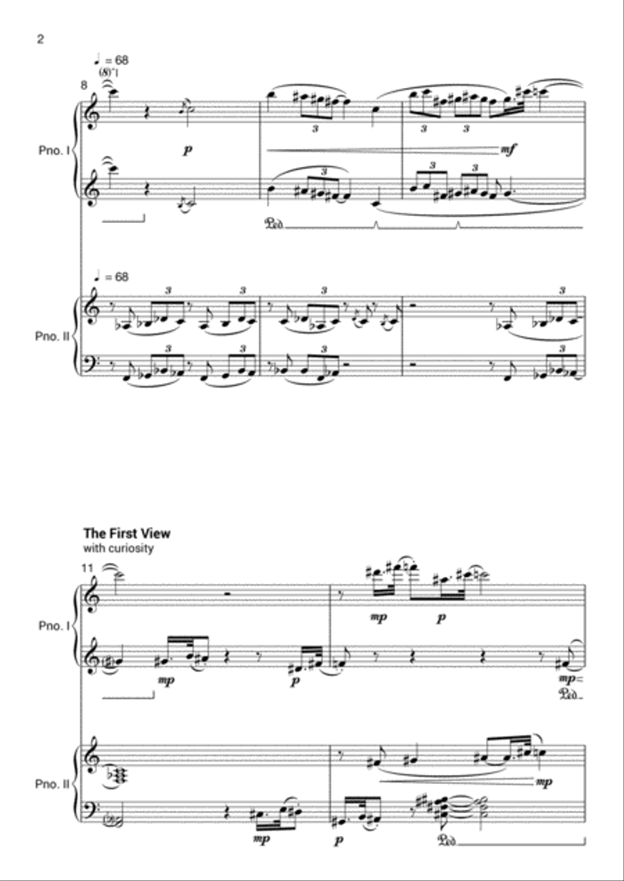 La petite vie d'un papillon 2 Pianos, 4-Hands scores gallery preview page 4