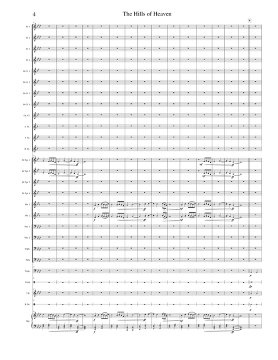 The Hills of Heaven (Score) image number null
