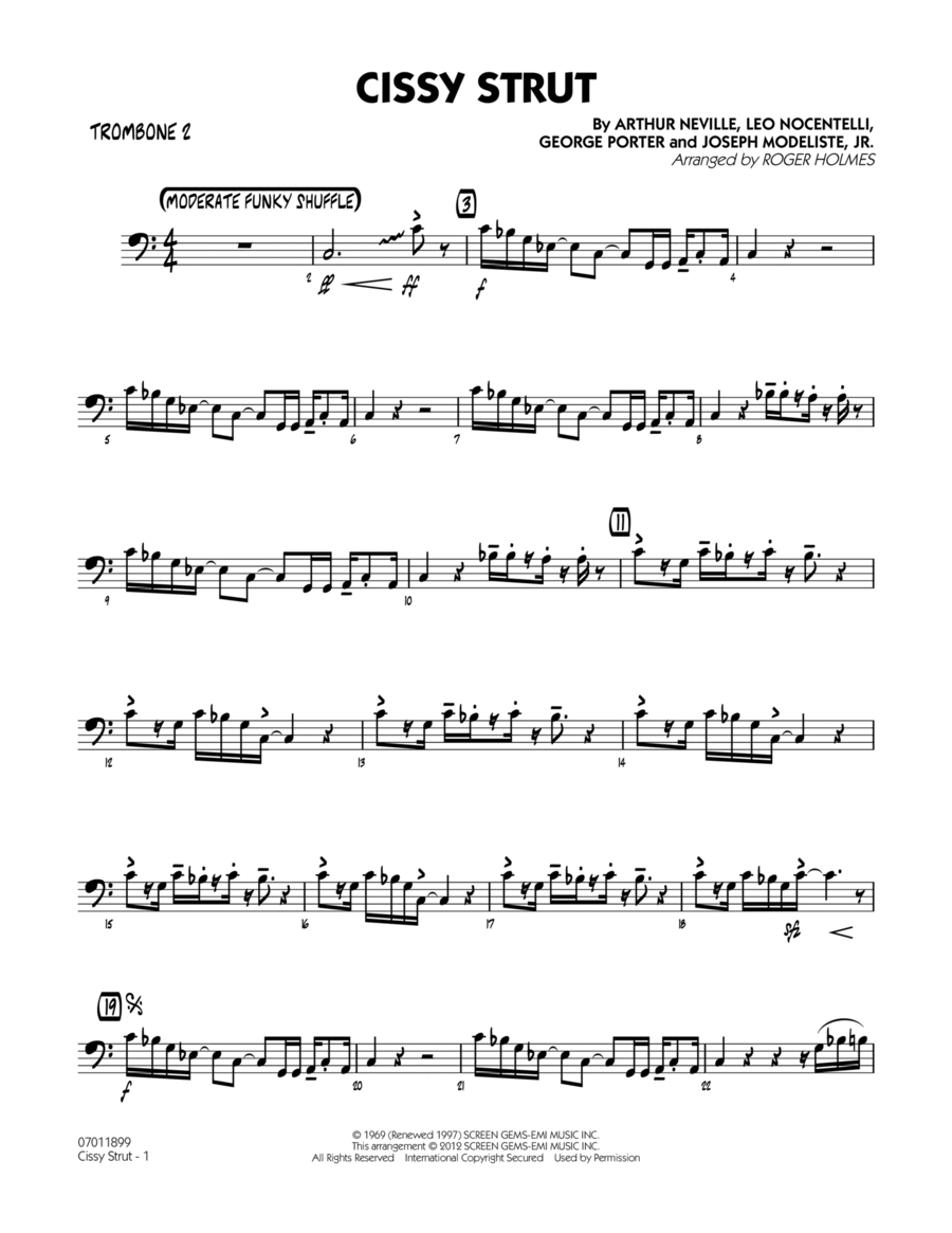 Cissy Strut - Trombone 2