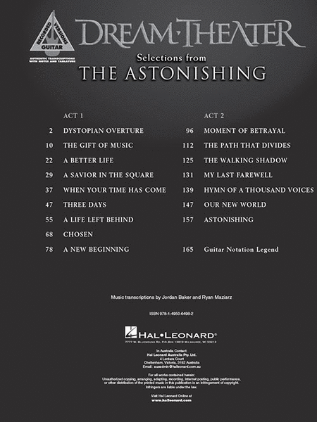 Dream Theater - Selections from The Astonishing