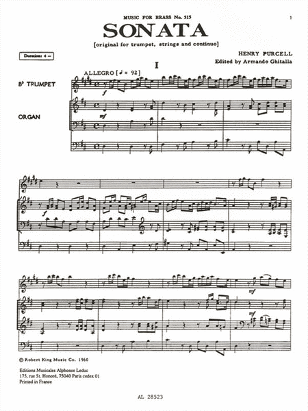Sonata (trumpet & Organ)