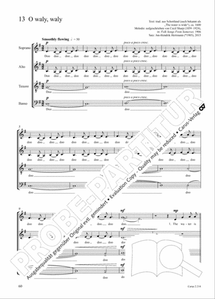 Choral Collection Folk Songs Choir scores gallery preview page 36
