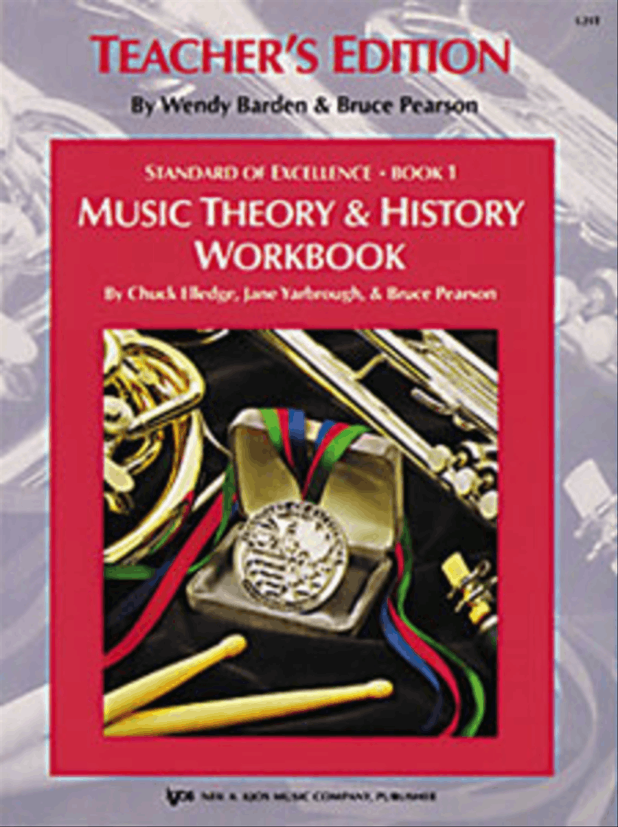 Standard of Excellence Book 1, Music Theory & History Workbook-Teacher Concert Band Methods scores gallery preview page 1