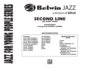 Book cover for Second Line (Joe Avery Blues): Score