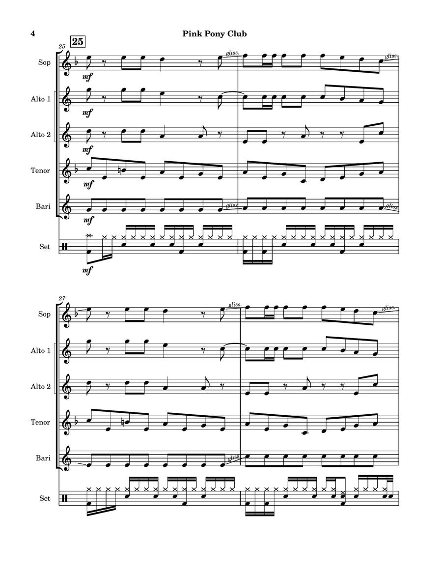 Pink Pony Club Small Ensemble scores gallery preview page 4